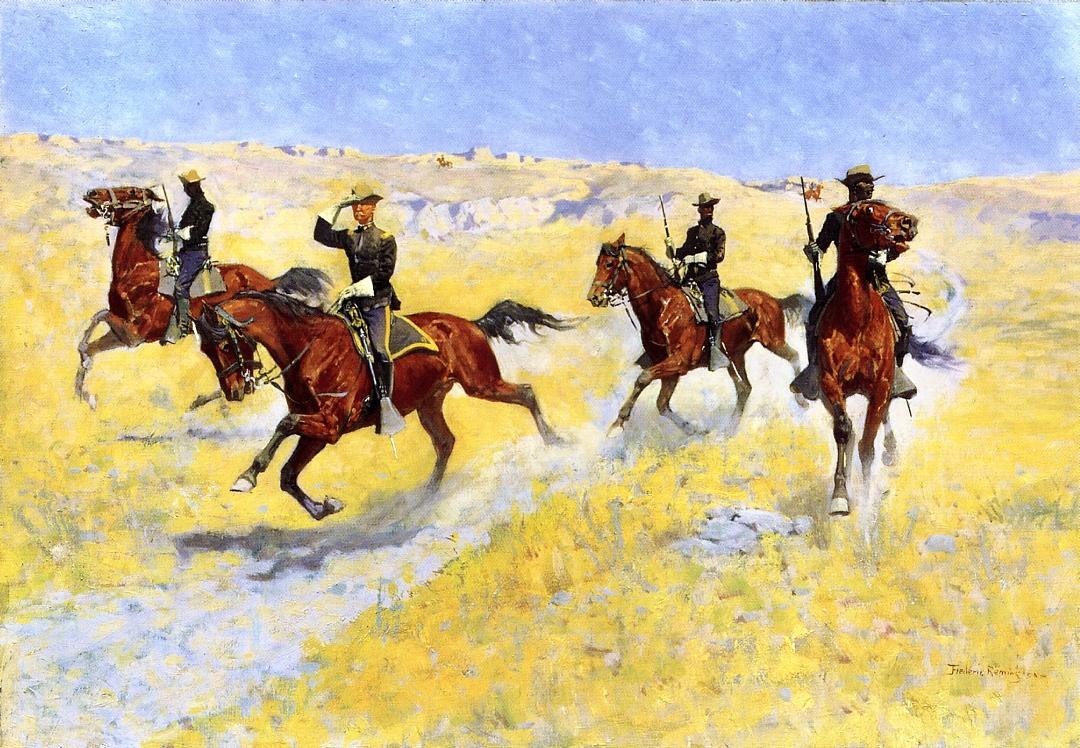 Frederic Remington The Advance